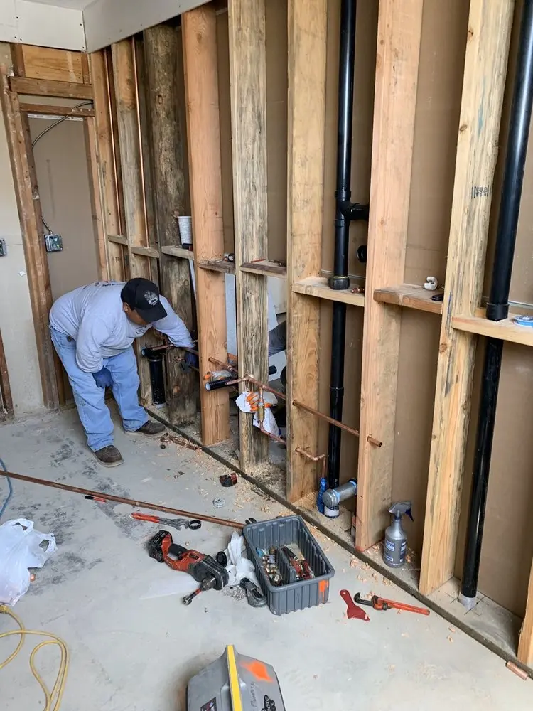 Commercial rough-in plumbing for Trenchless Sewer Repair in Whitehall Beach